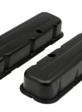 Trans-Dapt Performance CHEVY 396-502 TALL ASPHALT BLACK POWDER COATED BAFFLED VALVE COVERS                                     - 8692 - Image 4