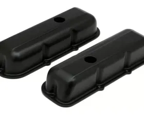 Trans-Dapt Performance GM 2.8L V6 ASPHALT BLACK POWDER COATED VALVE COVERS