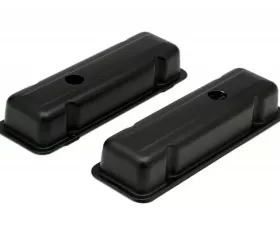 Trans-Dapt Performance GM 3.8L V6 ASPHALT BLACK POWDER COATED VALVE COVERS