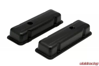 Trans-Dapt Performance GM 3.8L V6 ASPHALT BLACK POWDER COATED VALVE COVERS - 8695