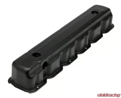 Trans-Dapt Performance GM 194-292 I6 ASPHALT BLACK POWDER COATED VALVE COVER - 8697