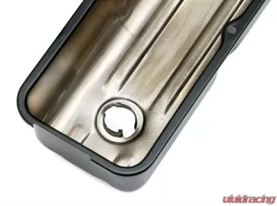 Trans-Dapt Performance GM 50-62 235 I6 ASPHALT BLACK POWDER COATED VALVE COVER - 8699