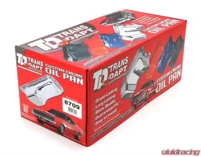 Trans-Dapt Performance MOPAR 318-340 ASPHALT BLACK OIL PAN - 8709