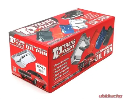 Trans-Dapt Performance SB FORD ASPHALT BLACK OIL PAN - 8713