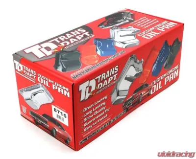 Trans-Dapt Performance FORD 351C ASPHALT BLACK OIL PAN - 8715