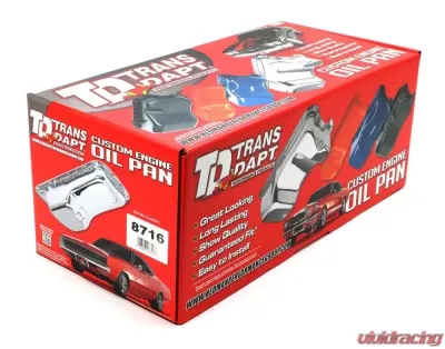 Trans-Dapt Performance FORD 352-428 ASPHALT BLACK OIL PAN - 8716