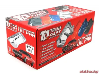 Trans-Dapt Performance FORD 460 ASPHALT BLACK OIL PAN - 8718