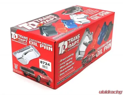 Trans-Dapt Performance OLDS ASPHALT BLACK OIL PAN - 8724