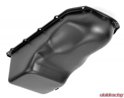 Trans-Dapt Performance ASPHALT BLACK OEM-Style Oil Pan- Pontiac 265-455; Stock Capacity - 8725