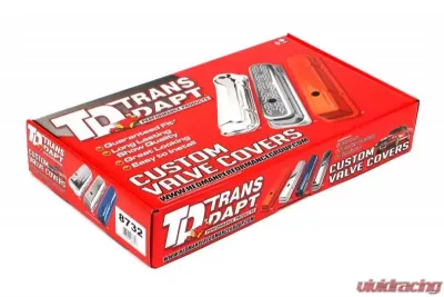 Trans-Dapt Performance FORD 429-460 ASPHALT BLACK POWDER COATED VALVE COVERS - 8732