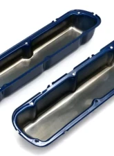 Trans-Dapt Performance FORD 5.0L FORD BLUE POWDER COATED VALVE COVERS                                     - 8733 - Image 3