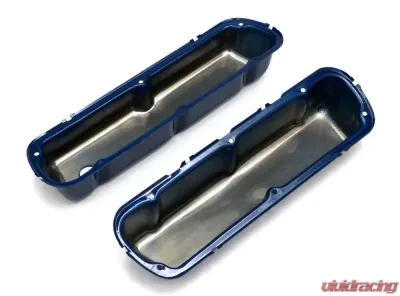 Trans-Dapt Performance FORD 5.0L FORD BLUE POWDER COATED VALVE COVERS - 8733