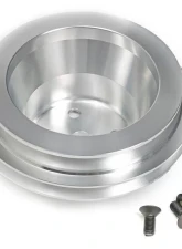 Trans-Dapt Performance WATER PUMP PULLEY ALUMINUM BB CHEVY LWP MACHINED FINISH                                     - 8735 - Image 3