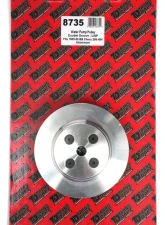 Trans-Dapt Performance WATER PUMP PULLEY ALUMINUM BB CHEVY LWP MACHINED FINISH                                     - 8735 - Image 5
