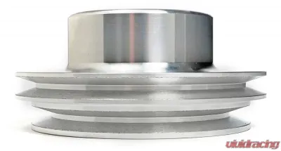 Trans-Dapt Performance WATER PUMP PULLEY ALUMINUM BB CHEVY LWP MACHINED FINISH - 8735