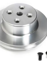 Trans-Dapt Performance WATER PUMP PULLEY ALUMINUM BB CHEVY LWP MACHINED FINISH                                     - 8735 - Image 5
