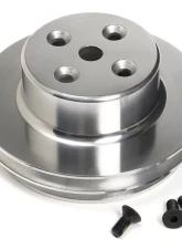 Trans-Dapt Performance WATER PUMP PULLEY ALUMINUM BB CHEVY LWP POLISHED FINISH                                     - 8736 - Image 5