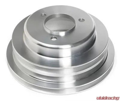 Trans-Dapt Performance CRANKSHAFT PULLEY ALUMINUM BB CHEVY LWP MACHINED FINISH - 8737