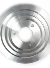 Trans-Dapt Performance CRANKSHAFT PULLEY ALUMINUM BB CHEVY LWP MACHINED FINISH                                     - 8737 - Image 2