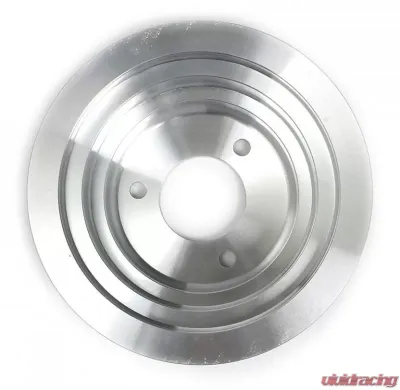 Trans-Dapt Performance CRANKSHAFT PULLEY ALUMINUM BB CHEVY LWP MACHINED FINISH - 8737
