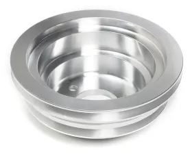 Trans-Dapt Performance CRANKSHAFT PULLEY ALUMINUM BB CHEVY LWP MACHINED FINISH