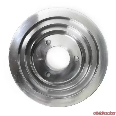 Trans-Dapt Performance CRANKSHAFT PULLEY ALUMINUM BB CHEVY LWP POLISHED FINISH - 8738
