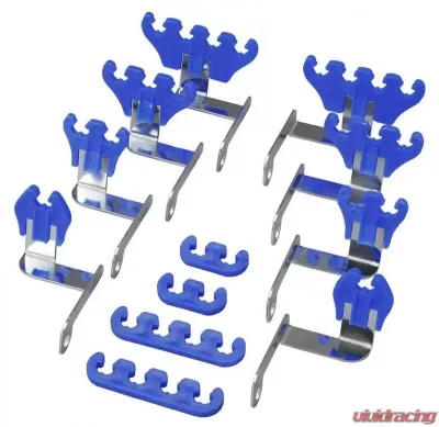 Trans-Dapt Performance BLUE BB CHEVY Wire Looms. Fits 7 to 9mm Wires - 8771