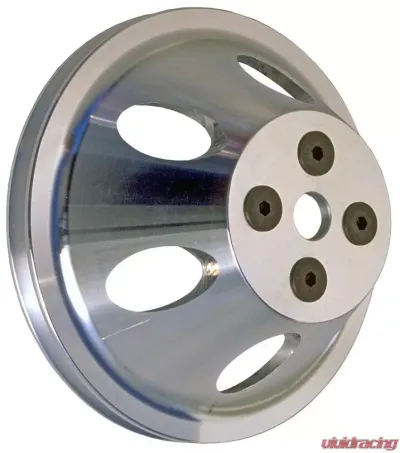 Trans-Dapt Performance WATER PUMP Pulley; 1 Groove; 55-68 CHEVROLET 396-454; SHORT W/P- Mach. ALUMINUM Chevrolet - 8874