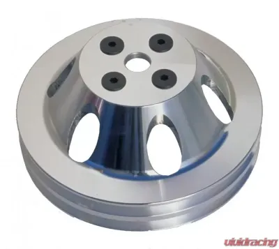Trans-Dapt Performance WATER PUMP Pulley; 2 Groove; 55-68 CHEVROLET 396-454; SHORT W/P- Mach. ALUMINUM Chevrolet - 8875
