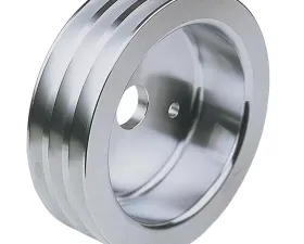 Trans-Dapt Performance CRANKSHAFT Pulley; 3 Groove; CHEVROLET 283-350; SHORT W/P- Mach. ALUMINUM Chevrolet