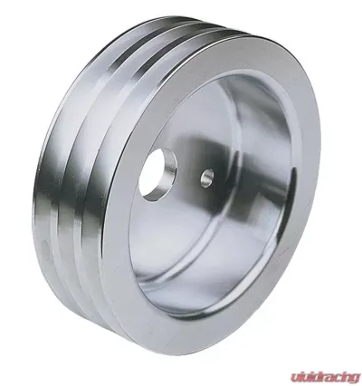 Trans-Dapt Performance CRANKSHAFT Pulley; 3 Groove; CHEVROLET 283-350; SHORT W/P- Mach. ALUMINUM Chevrolet - 8880