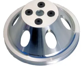 Trans-Dapt Performance WATER PUMP Pulley; 1 Groove; 55-68 CHEVROLET 396-454; SHORT W/P- Pol. ALUMINUM Chevrolet