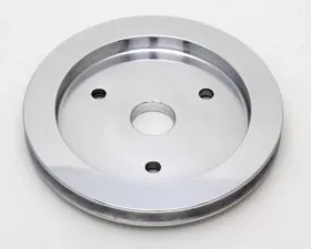Trans-Dapt Performance CRANKSHAFT Pulley; 1 Groove; 55-68 CHEVROLET 396-454; SHORT W/P- Pol. ALUMINUM