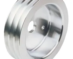 Trans-Dapt Performance CRANKSHAFT Pulley; 3 Groove; 55-68 CHEVROLET 283-350; SHORT W/P- Pol. ALUMINUM Chevrolet
