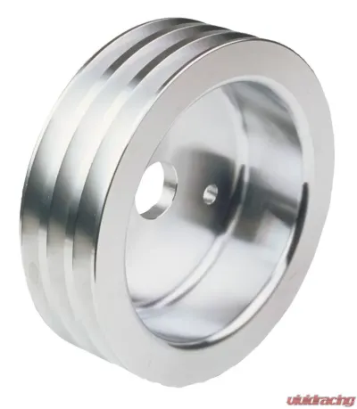 Trans-Dapt Performance CRANKSHAFT Pulley; 3 Groove; 55-68 CHEVROLET 283-350; SHORT W/P- Pol. ALUMINUM Chevrolet - 8895