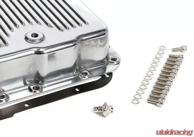 Trans-Dapt Performance 700R4, 4L60E, 4L65E Aluminum Transmission Pan -Stock Depth - 8898