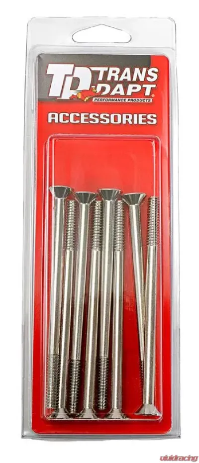 Trans-Dapt Performance Bolts for SHORT ALUMINUM Center Bolt Valve Covers (8 bolts)- STAINLESS STEEL - 8899