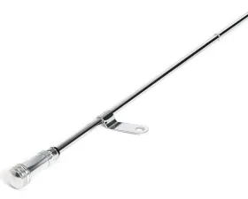 Trans-Dapt Performance Aluminum Handle Oil Dipstick;Chrome Tube;21 in. dipstick; 65-90 Chevy BB 396-454