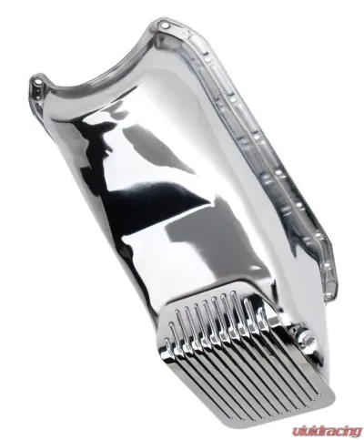 Trans-Dapt Performance 1980-85 Chevy 305-350 SLAM-GUARD Oil Pan (4 Qt)-CHROME Chevrolet - 8912
