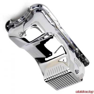 Trans-Dapt Performance 83-93 FORD 5.0L FOX-BODY SLAM-GUARD OIL PAN; FRONT SUMP-CHROME - 8918