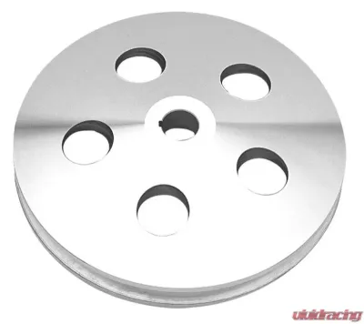 Trans-Dapt Performance POWER STEERING Pulley; 1967-84 GM Vehicles- Pol. ALUMINUM - 8934