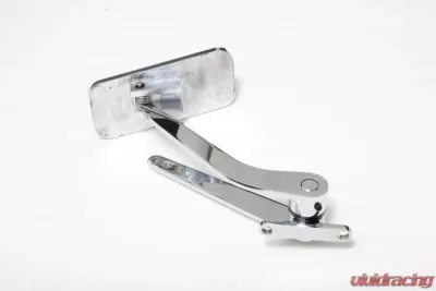 Trans-Dapt Performance Firewall mount Gas Pedal w/ Inserts; 4-1/4 x 2 in.- Pol. Aluminum with Steel Arm - 8956