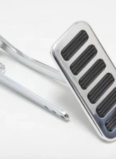 Trans-Dapt Performance Firewall mount Gas Pedal w/ Inserts; 4-1/4 x 2 in.- Pol. Aluminum with Steel Arm                                     - 8956 - Image 2