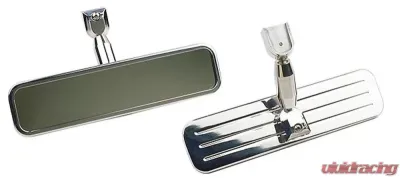 Trans-Dapt Performance REAR VIEW MIRROR; 8-1/4 in. Wide; PINSTRIPES (ball-milled)- ALUMINUM - 8974