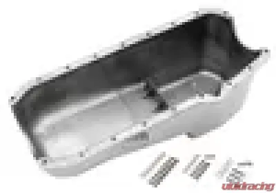 Trans-Dapt Performance Finned ALUMINUM, OEM-Style Oil Pan; 4 Qt Capacity- 1955-79 SB Chevy 283-350 Chevrolet - 9004