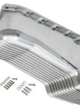 Trans-Dapt Performance Finned ALUMINUM, OEM-Style Oil Pan; 4 Qt Capacity- 1955-79 SB Chevy 283-350 Chevrolet                                     - 9004 - Image 4