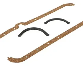Trans-Dapt Performance 1975-79 Chevy 305-350 OEM-Style Oil Pan Gasket- Cork Rails/Rubber End Seals Chevrolet