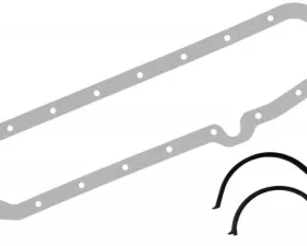 Trans-Dapt Performance 1955-74 SB Chevy 265-350 Heavy duty oil pan gasket; Nitrile Rubber Chevrolet