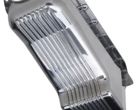 Trans-Dapt Performance Finned ALUMINUM, OEM-Style Oil Pan; 4 Qt Capacity- 1986-00 SB Chevy 305-350 Chevrolet