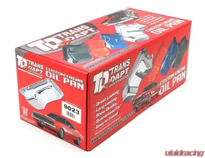 Trans-Dapt Performance OIL PAN FINNED ALUMINUM SBC 305-350 1980-85 - 9023